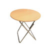 Imagen de Mesa de madera patas de hierro, plegable