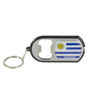 Imagen de Llavero destapador con linterna, diseño URUGUAY, pack x12