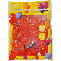Imagen de Globo FILIPPO 12" rojo, bolsa x50