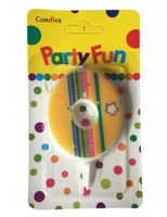 Imagen de Velita diseño color N°0, en blister