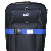 Imagen de Cinturón de seguridad para valijas, con tarjeta de indentificación, en PVC