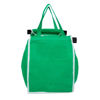 Imagen de Bolsa de TNT reforzado, con clip para carrito, con asas y bolsillo, plegable, pack x2