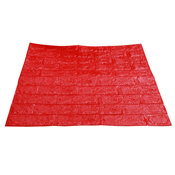 Imagen de Revestimiento adhesivo para pared ROJO