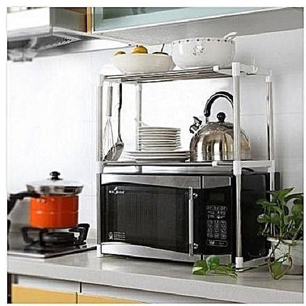 Imagen de Mueble organizador de metal, multiuso extensible, 2 estantes, en caja