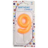 Imagen de Velita color Nº9, varios colores, CAJAx12