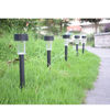 Imagen de Lámpara led pincho para jardín negro, recarga solar, CAJAx10