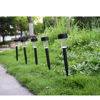 Imagen de Lámpara led pincho para jardín negro, recarga solar, CAJAx10