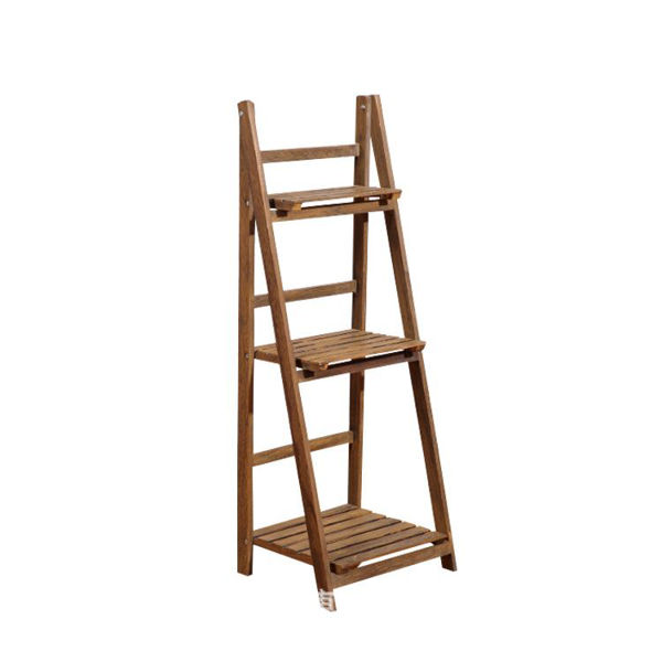 Imagen de Mueble estantería de madera, plegable, 3 estantes