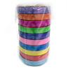 Imagen de Cinta de regalo 1.6cm, pack x10 rollos, varios colores con diseño