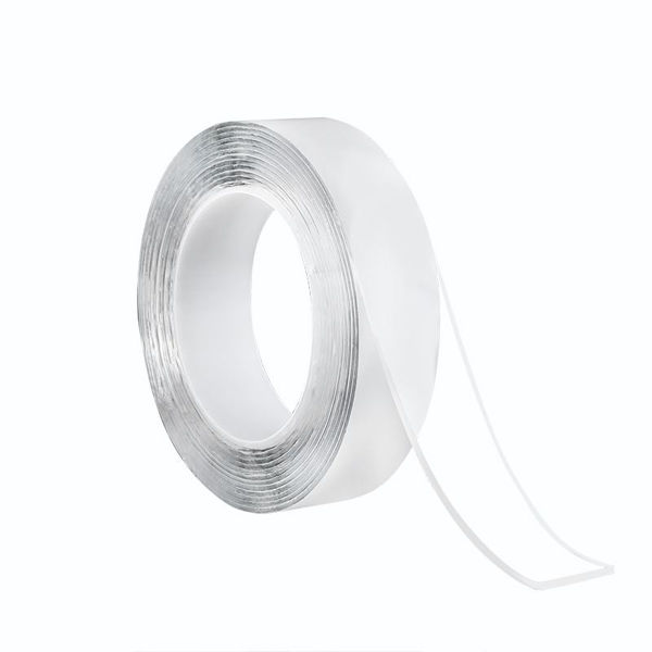 Imagen de Cinta doble faz transparente, 2mx3cmx1mm