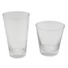 Imagen de Vaso de vidrio, set 6 cortos 250ml y 6 largos 300ml con diseño, (PACK x12)
