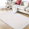 Imagen de Alfombra peluda rectangular, varios colores