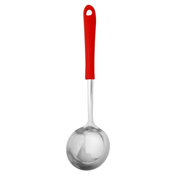 Imagen de Cucharón acero inoxidable ROJO, ELEGANCE MARTINAZZO