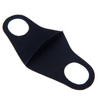 Imagen de Tapabocas de tela, reutilizable, en bolsa NEGRO, PACK x20