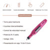 Imagen de Torno para manicuría con 6 punteros, 220v, en caja varios colores
