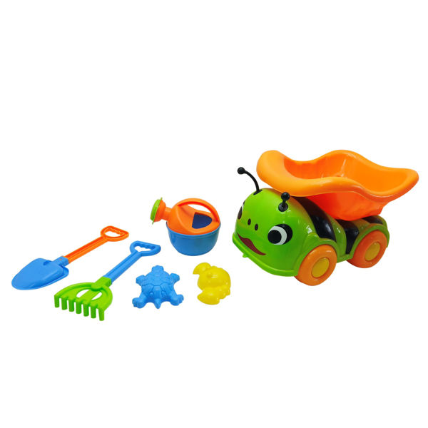 Imagen de Juego de playa, camión, 6 piezas, en red