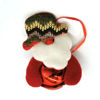Imagen de Adorno navideño de tela con cascabel, varios diseños, PACK x12