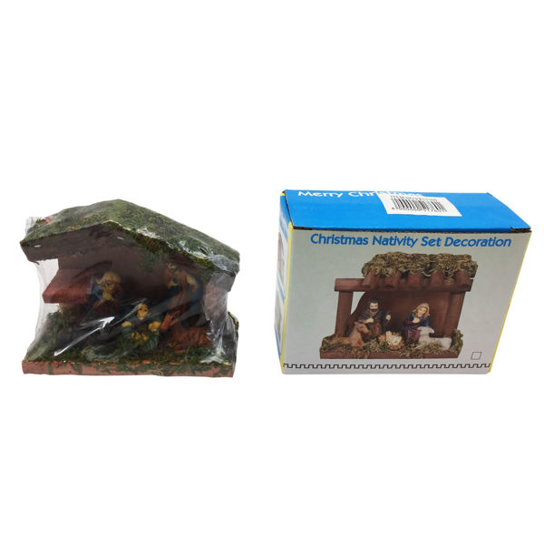 Imagen de Pesebre 5 figuras, en caja, varios modelos