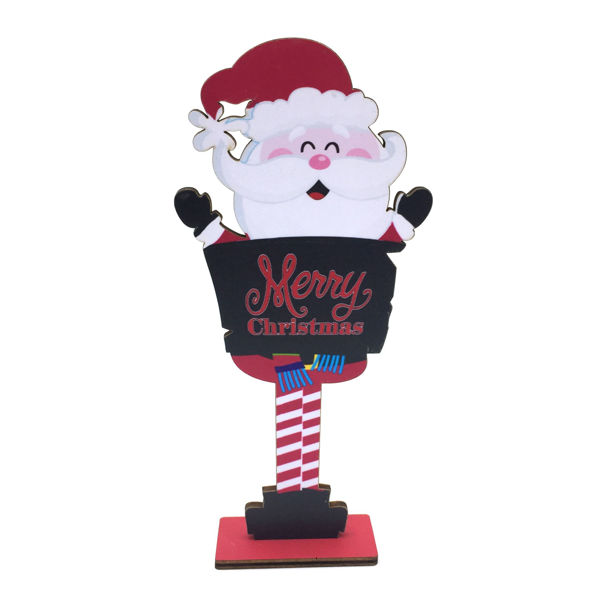 Imagen de Adorno navideño de MDF, con cartel, varios diseños