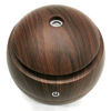 Imagen de Humidificador con luz 7 led, cambia de color símil madera, funciona con cable USB, 2 colores, en caja