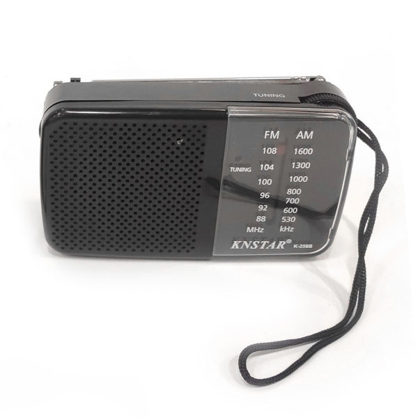 Imagen de Radio horizontal AM FM 2 AA, en caja, 2 colores