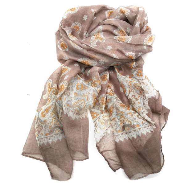 Imagen de Pañuelo pashmina de polyester, en bolsa, varios colores