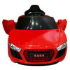 Imagen de Auto a batería ROJO, 6V con control remoto, con luces y sonido, auxiliar de auriculares, en caja