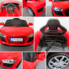 Imagen de Auto a batería ROJO, 6V con control remoto, con luces y sonido, auxiliar de auriculares, en caja