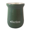 Imagen de Mate alto 260ml Berlina VERDE, doble pared de acero inoxidable en caja