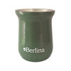 Imagen de Mate alto 260ml Berlina VERDE, doble pared de acero inoxidable en caja