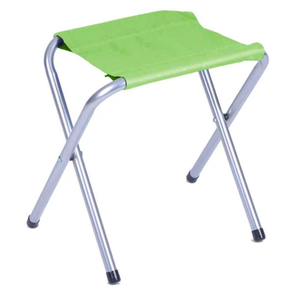 Imagen de Banco 2 patas plegables de metal y PVC, en bolsa, varios colores