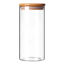 Imagen de Frasco de vidrio con tapa de bambú 1500ml