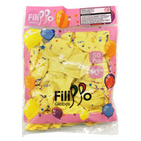 Imagen de Globo 10" x 50 Filippo pastel amarillo