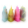 Imagen de Bolsa de silicona reutilizable para alimentos  1000ml, para freezer o micoroondas, varios colores