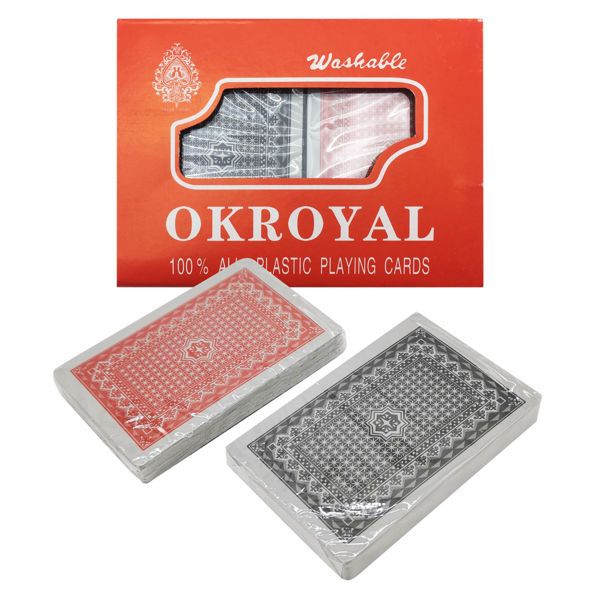 Imagen de Juego de mesa, naipes de poker, 2 mazos, en caja, CAJAx6