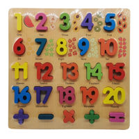 Imagen de Encastre de madera, letras-números