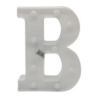 Imagen de Lámpara led letra B 7 led, 2AA