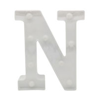 Imagen de Lámpara led letra N 7 led, 2AA