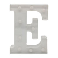 Imagen de Lámpara led letra E 7 led, 2AA