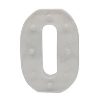 Imagen de Lámpara led letra O 7 led, 2AA