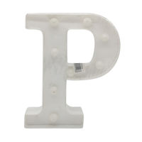 Imagen de Lámpara led letra P 7 led, 2AA