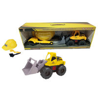 Imagen de Pala excavadora a fricción con sonido con casco y pala doble, en caja