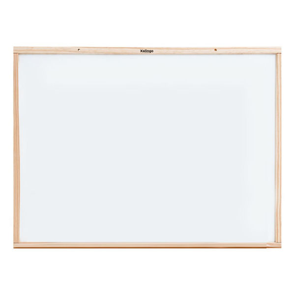 Imagen de Pizarra blanca de madera, XALINGO 123x90cm