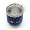 Imagen de Mate con tapa 220ml Berlina AZUL BRILLOSO, doble pared de acero inoxidable en caja
