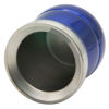 Imagen de Mate Berlina, 140ml doble pared de acero inoxidable, AZUL, en caja