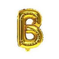 Imagen de Globo metalizado 16" letra B DORADO