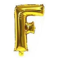 Imagen de Globo metalizado 32" letra F DORADO
