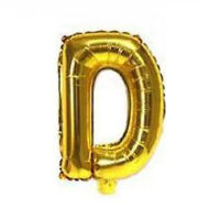 Imagen de Globo metalizado 16" letra D DORADO