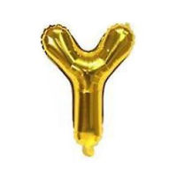 Imagen de Globo metalizado 16" letra Y DORADO