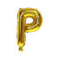 Imagen de Globo metalizado 16" letra P DORADO